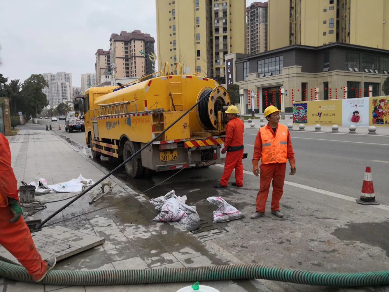 桐柏排污管道清淤-管道清洗